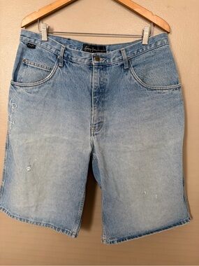 Sean John Light Wash Denim Jean Shorts